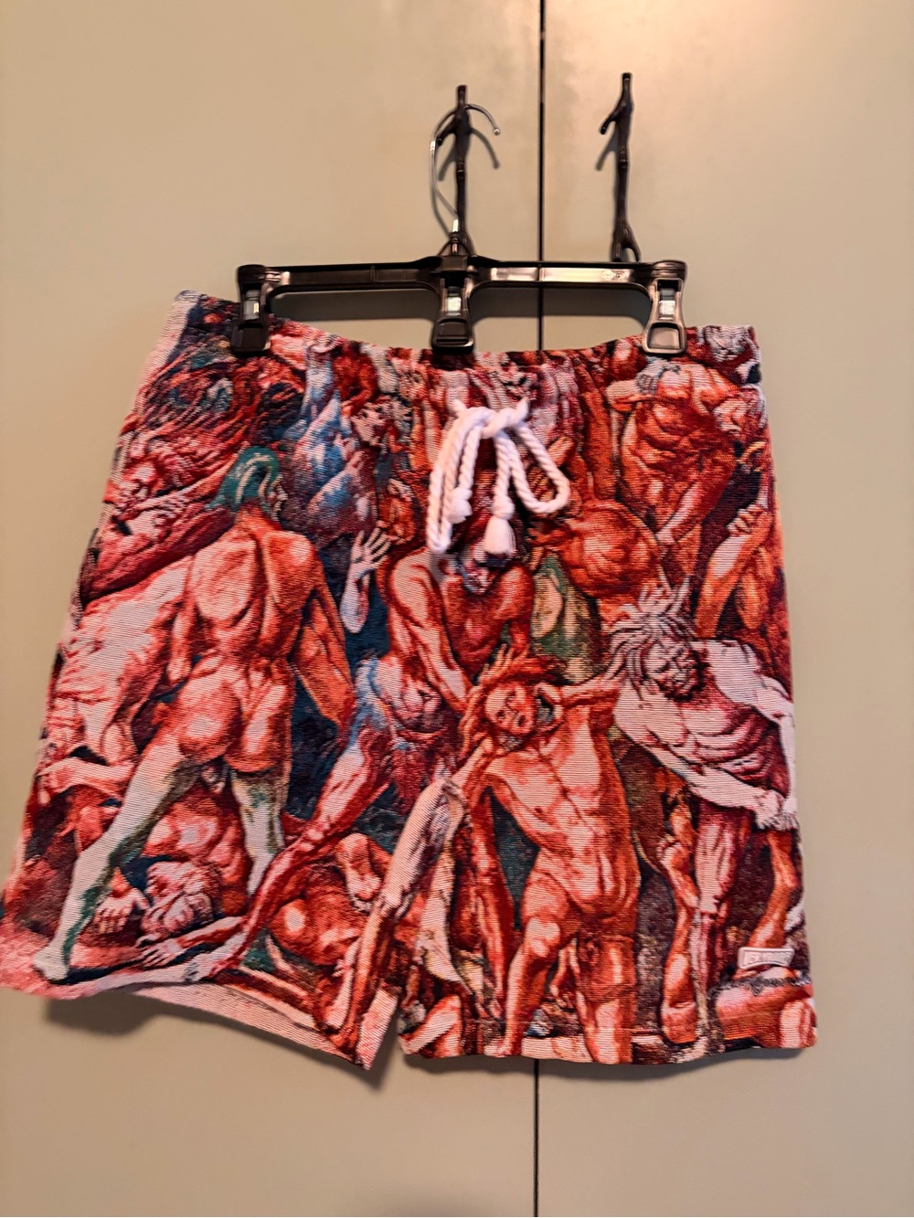 Woven Jaquard Shorts - the damned (ᵥRenaissance painting)from very rare - medium